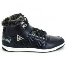 Rabais Le Coq Sportif Diamond Bleu Marine - Chaussures Basket Homme